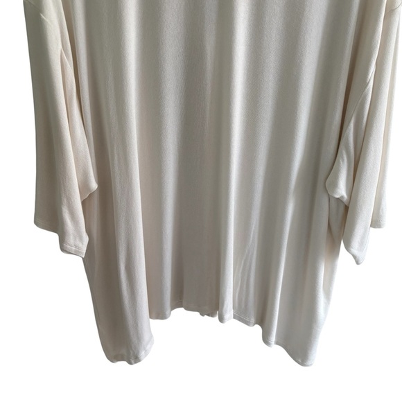 J. Jill Wearever Collection Cream Button-Up Cardigan Casual Lagenlook Size 4X - Picture 9 of 16